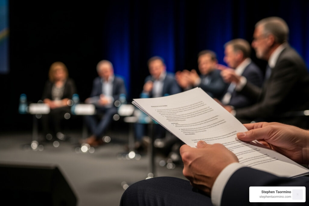 how to moderate a panel discussion script