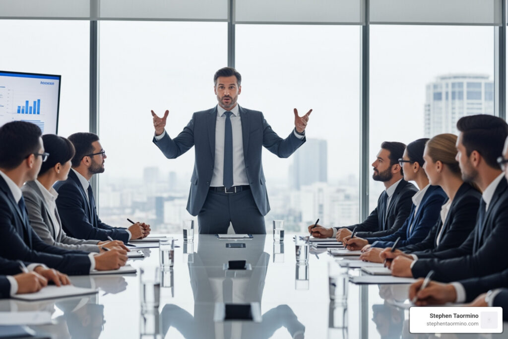 Executive communication training