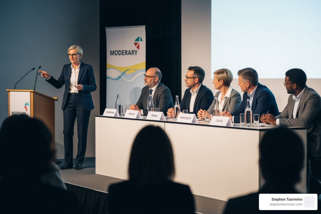 panel discussion moderator introduction