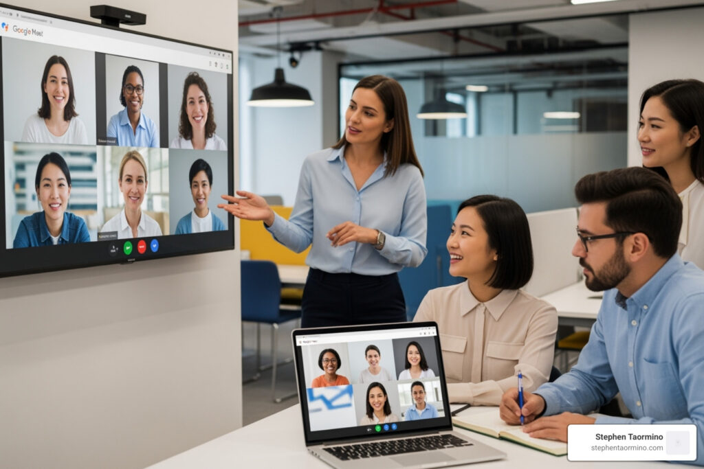 hosting a webinar on google meet